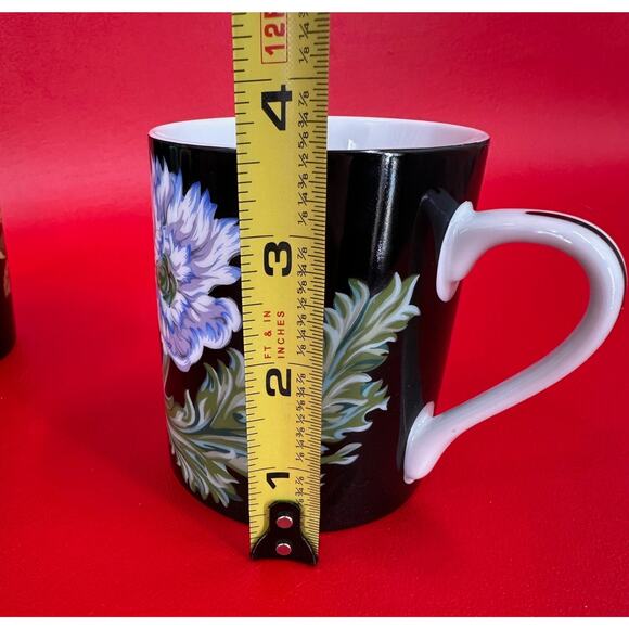 Tiffany & Co Mrs Delaneys Flowers By Sybil Connolly Floral Set Of Three Mugs - Picture 5 of 12